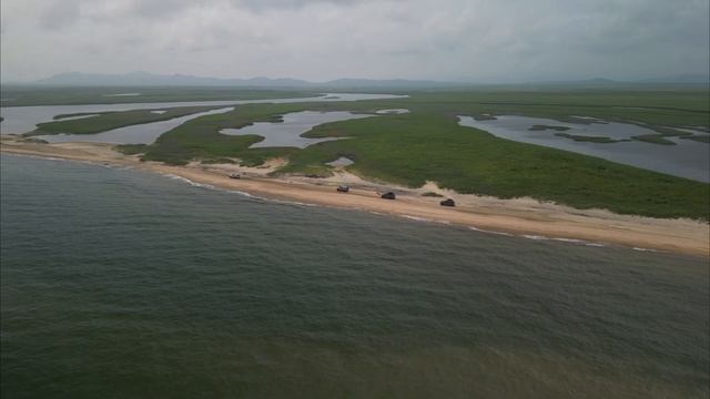 Пляж 3х границ. Хасан Приморский край