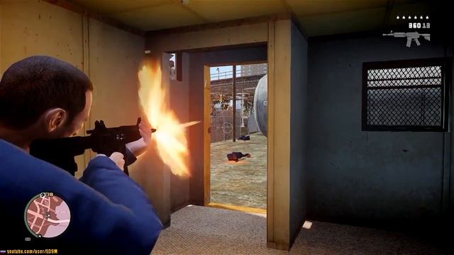 GTA 4 - Свободная игра - шесть звезд смотреть онлайн