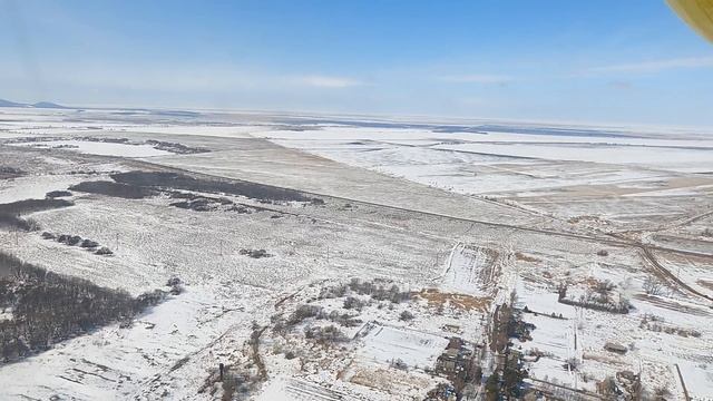 И снова Спасск-Дальний с высоты. И снова посадка на поле. Ми-8. смотреть онлайн