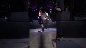 Моё выступление с шибари шоу в кафе