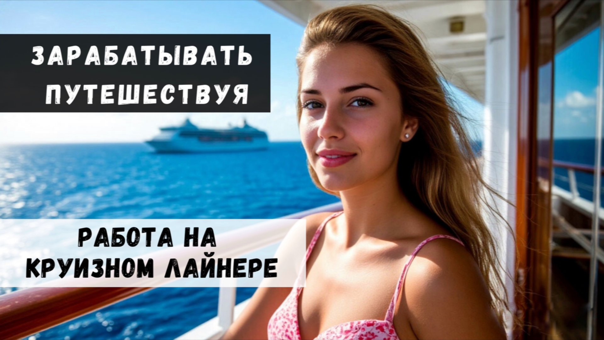 Путешествовать и зарабатывать, работа на круизном лайнере смотреть онлайн