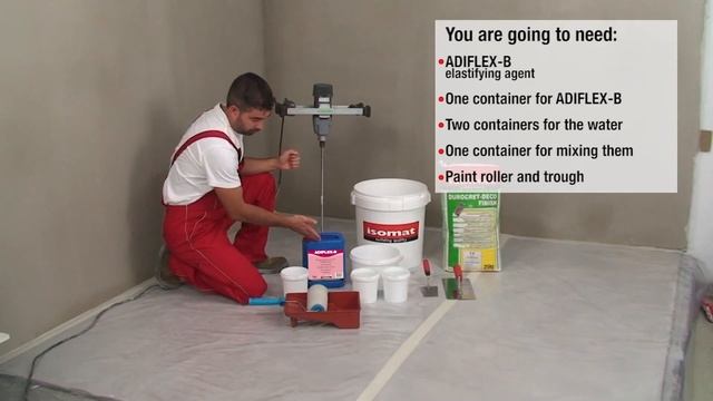 ISOMAT Application of decorative cement mortar system on gypsum board смотреть онлайн