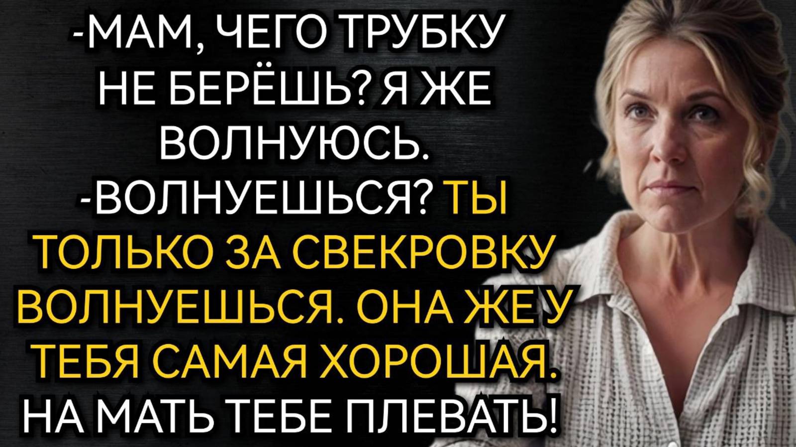 Истории из жизни. Ревнивая мама. Аудио рассказы смотреть онлайн