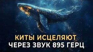 895 гц Исцеляющее Пение Китов для Снятия Напряжения, Энергетических Блоков и Глубокой Релаксации