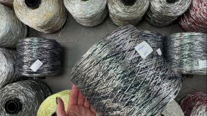 Обзор хлопковой пряжи с фольгой и люрексом от Luxury Selection by Ri.Go. Art. VAMP