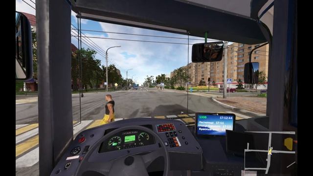 Bus Driver Simulator рейс на питерском лиазе 5292 вечером смотреть онлайн