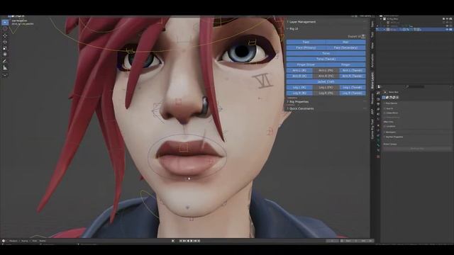 Arcane Vi Rig Preview For Blender смотреть онлайн