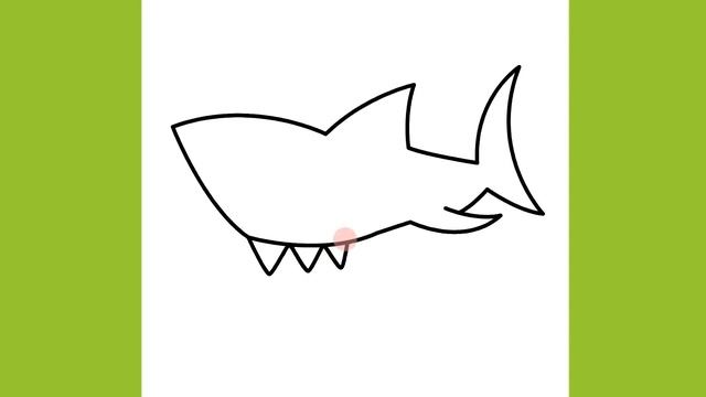 How to draw Cute Shark step by step - Як намалювати акулу смотреть онлайн