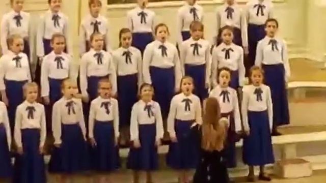 Средний хор выступление капелли(1) смотреть онлайн