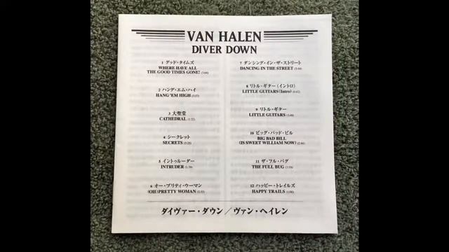 Van Halen Diver Down Japan Mini LP смотреть онлайн