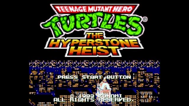 ИНТРО TEENAGE MUTANT NINJA TURTLES. THE HYPERSTONE HEIST - ОБЗОР. МУЗЫКА ИЗ ЧЕРЕПАШЕК НА СЕГА SEG смотреть онлайн