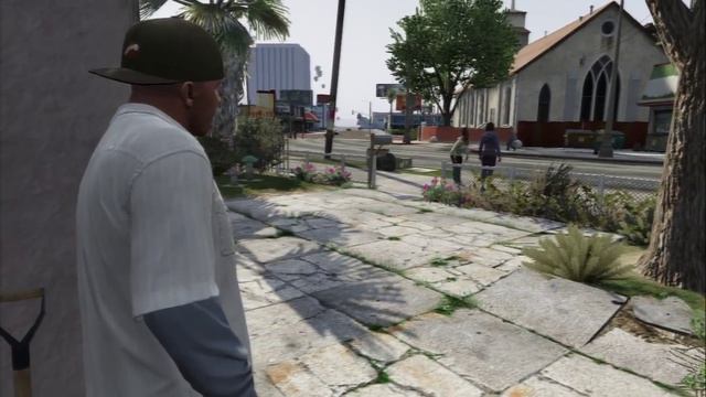 Grand Theft Auto V - Auntie "We Are Woman We Are Free" Lamar & Chop Intro Cutscene PS3 смотреть онлайн