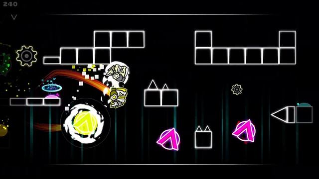 "Ghost" Solo Extreme Demon Layout by Me | Geometry Dash смотреть онлайн