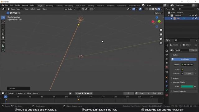 Blender Generalist | Blender 3 World properties bo'limi смотреть онлайн
