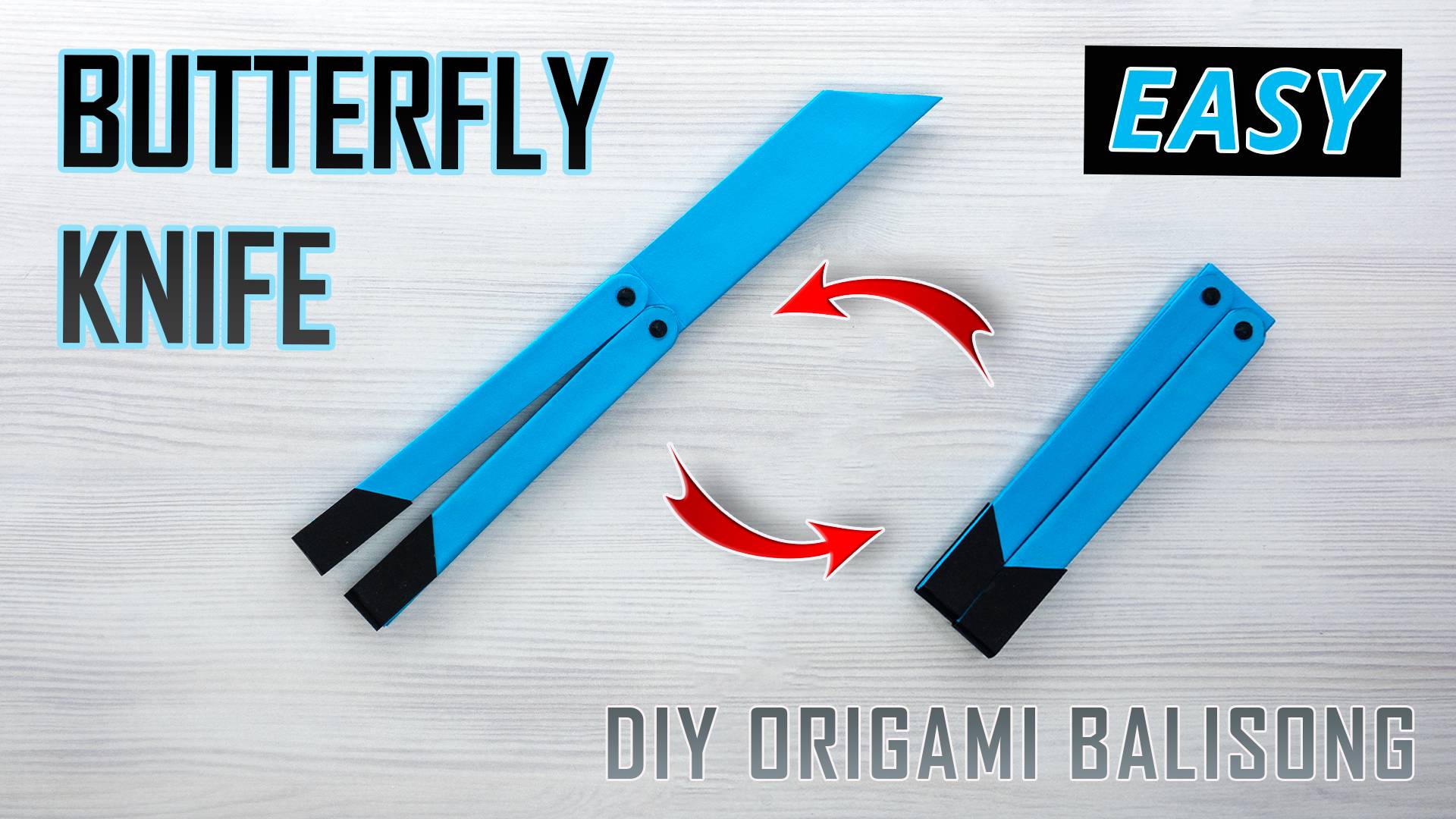 Я сделал легальный нож бабочку - ни какая полиция вас не задержит! смотреть онлайн