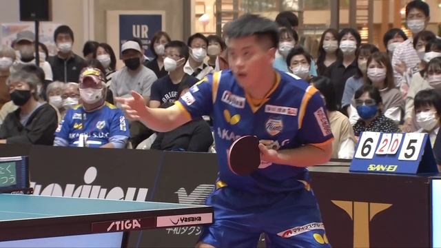 ハオシュアイ vs 曽根翔 T FINAL GAME 岡山リベッツ vs T.T彩たま Hao Shuai Kakeru Sone ノジマTリーグ2022-2023【卓球 Tリーグ公式】 смотреть онлайн