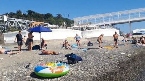 ХОСТА СОЧИ идем на МОРЕ пляж БРИЗ. Обновление. Что нового! 3 августа 2024.