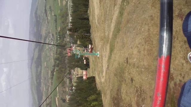 Первый раз на подемнике -- страшновато!! смотреть онлайн