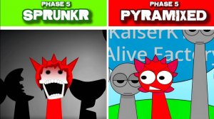 Incredibox Sprunki Phase 5 but SPRUNKR (Обновление 2) VS Фазы 5 but PYRAMIXED