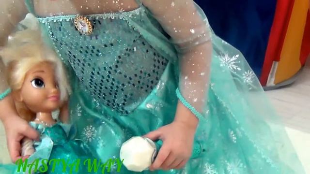 FROZEN Холодное Сердце Поющая кукла ЭЛЬЗА С МИКРОФОНОМ Олоф Обзор смотреть онлайн