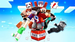 10 Друзей УМЕРЛИ на ОДНОМ БЛОКЕ в Майнкрафт!