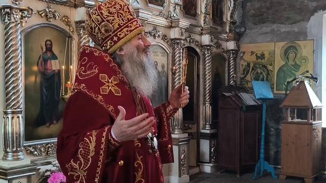 Проповедь митрополита Иоанна после пасхальной вечерни в Троицком храме г. Козьмодемьянска смотреть онлайн