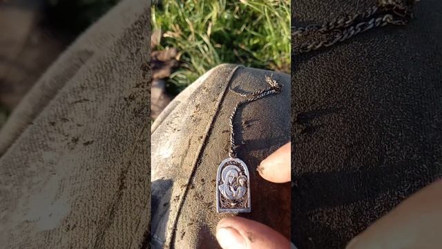 Хабаровск коп .Первое мое серебро ладонка и цепочка смотреть онлайн