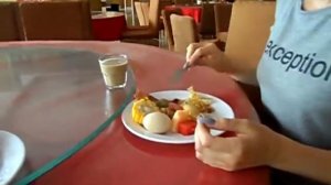 о.Хайнань.Еда в ресторане Отеля Yin Yun Seaview Hotel 4*