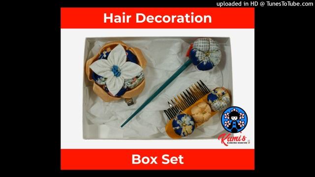 HDBS001 Kumis Kimono Rescue Hair Decoration Box Set of 3 смотреть онлайн