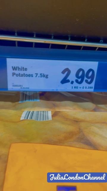 ЦЕНЫ НА ПРОДУКТЫ В АНГЛИИ. Сколько стоит МЕШОК КАРТОШКИ? #цены #лондон #ценынапродукты смотреть онлайн