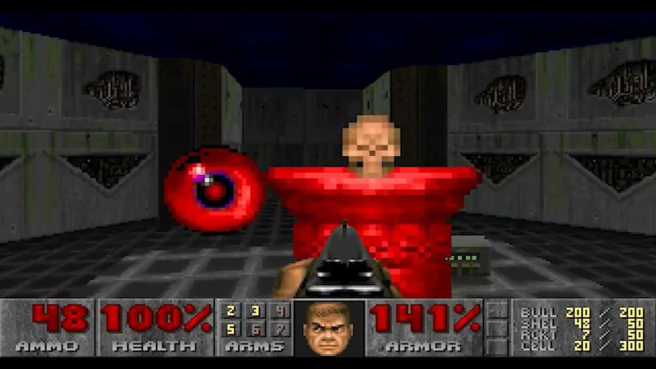 Doom (Walkthrough) - Episode 2: The Shores of Hell | Map 6: Halls of the Damned