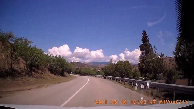 По дороге Алушта-Судак на дикий пляж Крыма-2021 смотреть онлайн