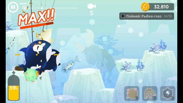 Поймал Бешеную акулу в игре The FisherCat смотреть онлайн