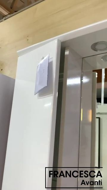 Шкаф-зеркало Francesca Виктория 90 белый смотреть онлайн