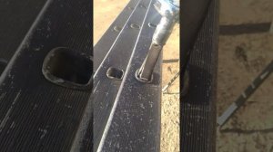 Ремонт аллюминевой лестницы ,устранение болтанки ступенек