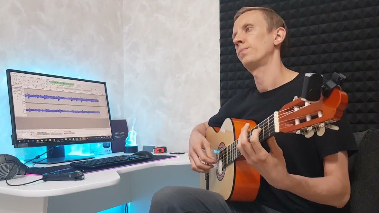 Самый красивый и крутой прием на гитаре правой рукой – Арпеджио! (перебор) смотреть онлайн