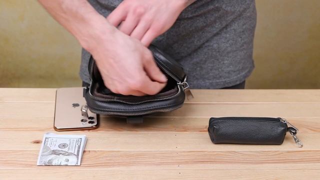 Обзор кожаной мужской сумки Vintage 14885 смотреть онлайн