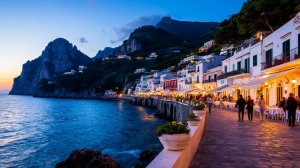 Капри, Италия. Вечерняя прогулка - пешеходная экскурсия в формате 4K | #шариклайф