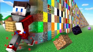 Майнкрафт, но Я Поставил 1,000,000 Блоков в Одиночку