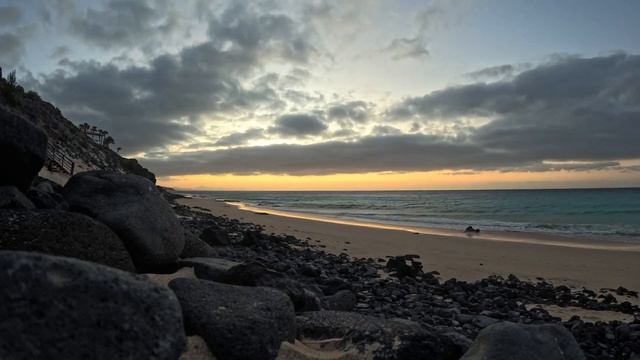 Fuerteventura Tui Magic Life Hotel Beach Sunrise Time-lapse смотреть онлайн
