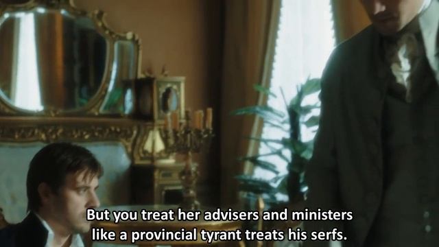 Orlov falling out of Catherine the Great's grace [Ekaterina s02e09] смотреть онлайн