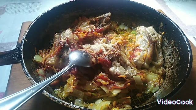 Макарони с мясом в соусе на сковороде. Бистро и вкусно смотреть онлайн