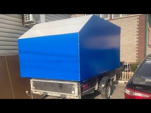 Автодом в прицеп своими руками  Кемпер / вкладыш в прицеп Часть 3