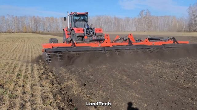 ДИСКАНТ-МЕГА - новая тяжелая дисковая борона от Российских машиностроителей Willock Farm! смотреть онлайн