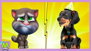 Говорящий Том против Милого Щенка Тони.Кошки против Собак в Игровом Челлендже.Какой Питомец Лучше