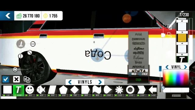 Как сделать топ венил Сода Пещевая В car parking multiplayer смотреть онлайн