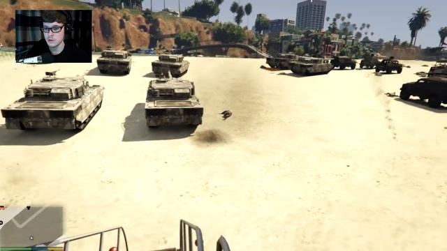 War is Near! - GTA 5 PC (Epic Beach Army Invasion) смотреть онлайн