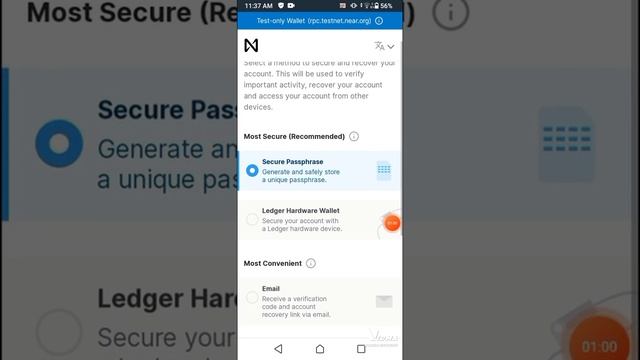 How to create Near testnet wallet #NEAR #TESTNET #WALLET #beginners смотреть онлайн