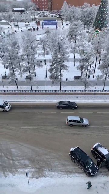 45...Иркутск , вид с гостиницы Ангара 28.12.2018 смотреть онлайн