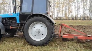 мтз 1221.2 вспашка